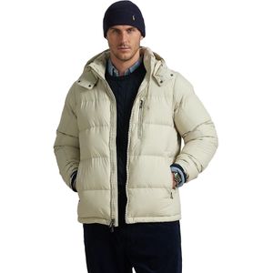 winterjas gewatteerd Polo Ralph Lauren creme normale fit