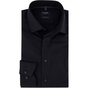 Olymp overhemd luxor zwart katoen modern fit ml7