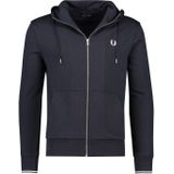 Fred Perry vest donkerblauw capuchon