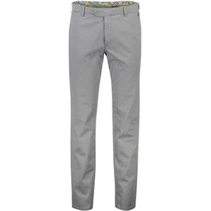 Meyer katoenen pantalon perfect fit Bonn grijs gemêleerd