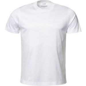 Katoenen Eton Filo di Scozia T-shirt wit slim fit