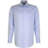 Seidensticker katoenen business overhemd normale fit blauw