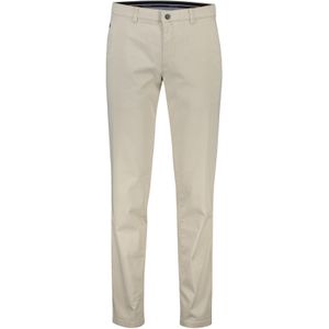 COM4 katoenen broek Modern chino beige effen katoen