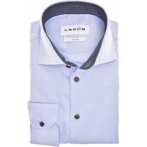 Ledub overhemd lichtblauw non iron Modern Fit