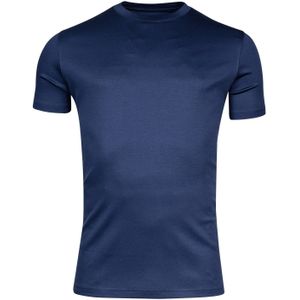Thomas Maine t-shirt navy 100% katoen korte mouw