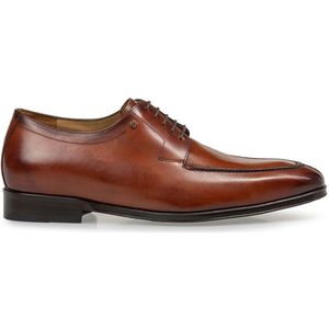 Floris van Bommel nette schoenen cognac effen leer