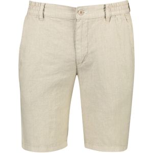 Linnen Brax korte broek beige normale fit