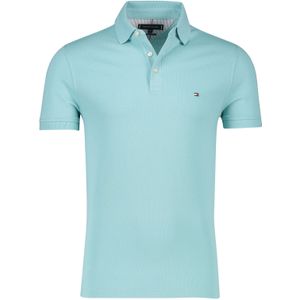 Tommy Hilfiger katoenen polo slim fit  lichtgroen