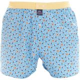 Boxershort lichtblauw bijen Mc Alson katoen