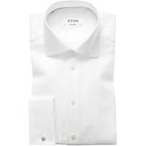 Eton business overhemd normale fit wit effen katoen