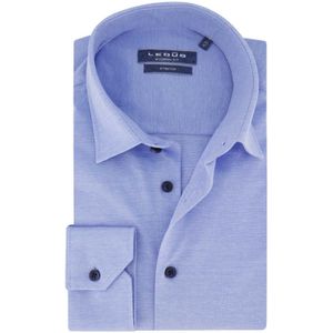 Overhemd Ledub modern fit normale fit lichtblauw effen katoen