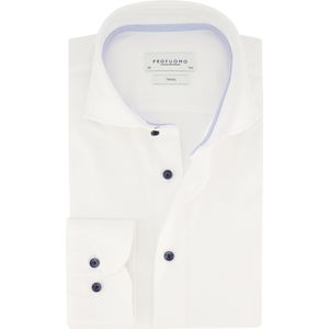 Wit Profuomo business overhemd slim fit