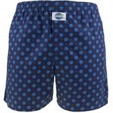 Boxershort donkerblauw geprint Deal katoen