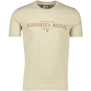 Aeronautica Militare t-shirt beige katoen