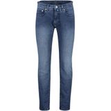 Blauwe Pierre Cardin jeans effen denim