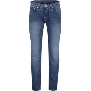 Blauwe Pierre Cardin jeans effen denim