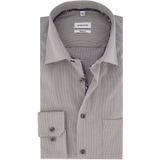 Seidensticker business overhemd Regular fit grijs geruit strijkvrij katoen