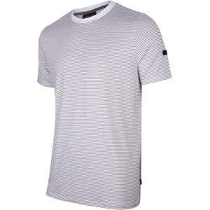 Gestreept t-shirt Cavallaro Primo bruin wit