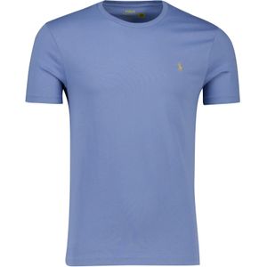 Shirt - Effen - Jersey - Normale Pasvorm - Kwartmouw