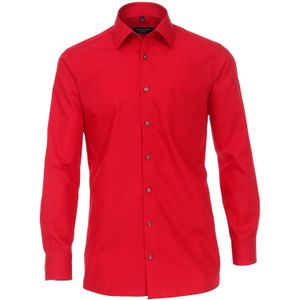 Casa Moda overhemd rood wijde fit