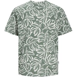 JACK & JONES PLUS SIZE Regular Fit T-shirt JORLAFAYETTE Plus Size met All Over Print Laurel Wreath