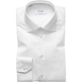 Wit overhemd Eton Contemporary Fit strijkvrij