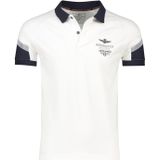 Katoenen Aeronautica Militare polo wit slim fit