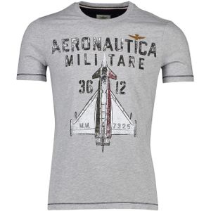 Aeronautica Militare t-shirt grijs geprint