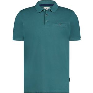 State of Art poloshirt wijde fit turquoise