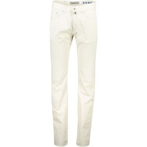Tapered fit Pierre Cardin katoenen off-white jeans