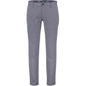 Blauw geruite chino Alberto