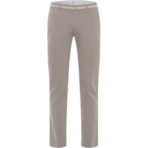 Brax Pantalon bruin katoenen effen