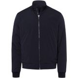 Pierre Cardin tussenjas donkerblauw normale fit effen rits