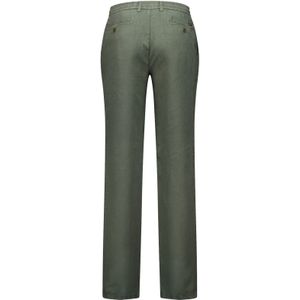 Gardeur modern fit flatfront model Pantalon groen
