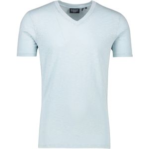 Superdry t-shirt lichtblauw v-hals