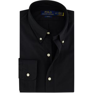 Polo Ralph Lauren slim fit overhemd katoen zwart