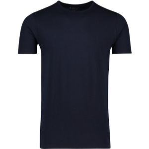 Slater t-shirt donkerblauw 2-pack effen katoen