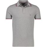 Tommy Hilfiger poloshirt Big & Tall Slim Fit grijs gemeleerd