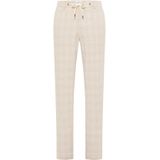 Blue Industry chino slim fit beige geruit mix en match