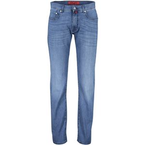 katoenen Pierre Cardin jeans blauw effen katoen