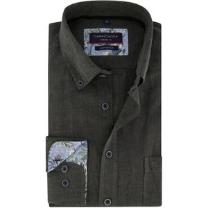 Linnen Casa Moda overhemd casual fit groen