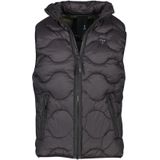 Butcher of Blue bodywarmer zwart normale fit synthetisch effen rits