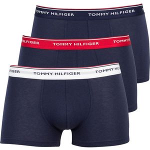 Tommy Hilfiger 3-pack boxershorts donkerblauw