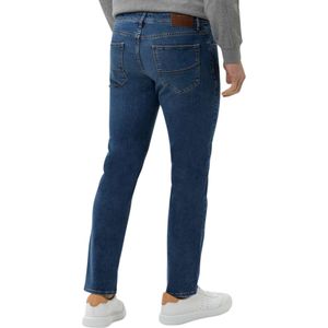 Blauwe Brax spijkerbroek 5-pocket straight fit