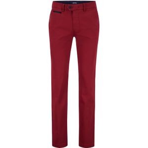 Gardeur katoenen broek bordeaux Benny effen p-5 katoen