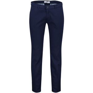 Brax chino blauw effen normale fit