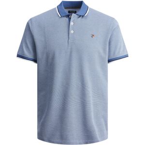 Jack & Jones plus size polo lichtblauw effen