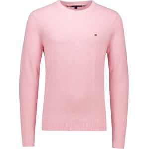 Tommy Hilfiger trui roze ronde hals effen