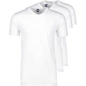 Alan Red t-shirt West Virginia aanbieding effen katoen wit