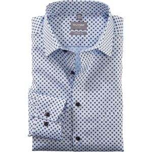 Olymp business overhemd met borstzak lichtblauw